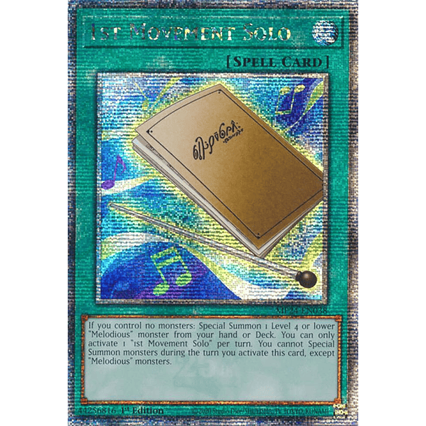 1st Movement Solo - MP24-EN038 - Quarter Century Secret Rare