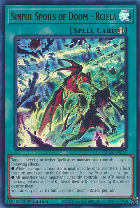 Sinful Spoils of Doom - Rciela - MP24-EN239 - Ultra Rare 