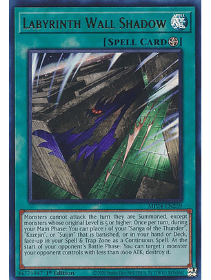 Labyrinth Wall Shadow - MP24-EN259 - Ultra Rare 