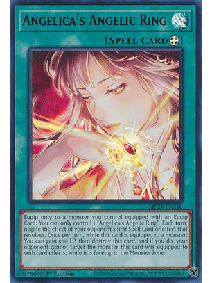 Angelica's Angelic Ring - MP24-EN240 - Ultra Rare 