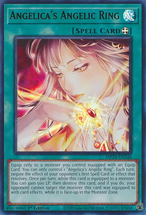 Angelica's Angelic Ring - MP24-EN240 - Ultra Rare 