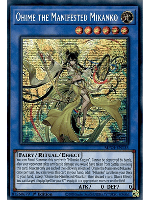 Ohime the Manifested Mikanko - MP24-EN135 - Prismatic Secret Rare