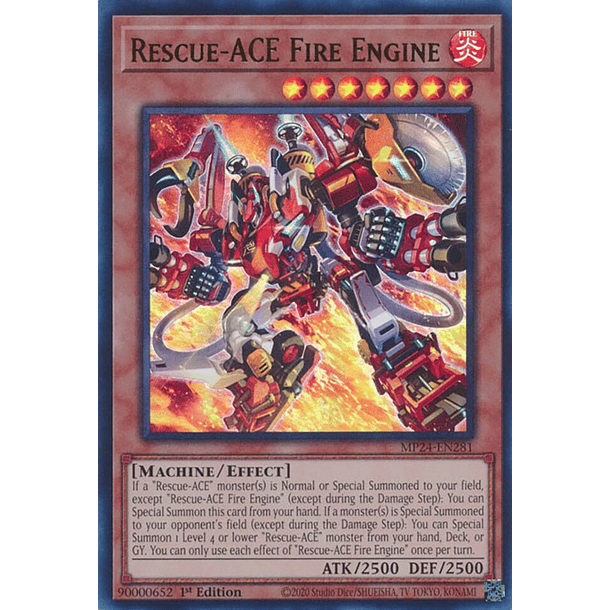 Rescue-ACE Fire Engine - MP24-EN281 - Ultra Rare 