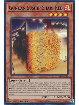 Gunkan Suship Shari Red - MP24-EN155 - Ultra Rare