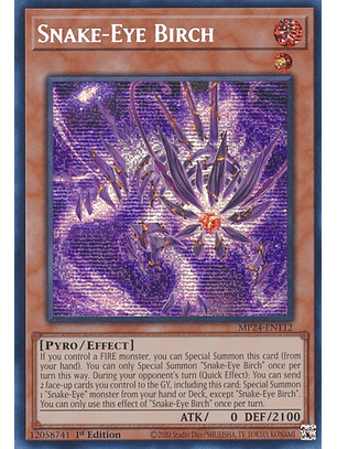 Snake-Eye Birch - MP24-EN112 - Prismatic Secret Rare