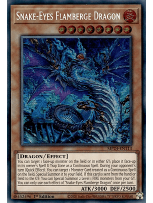 Snake-Eyes Flamberge Dragon - MP24-EN113 - Prismatic Secret Rare