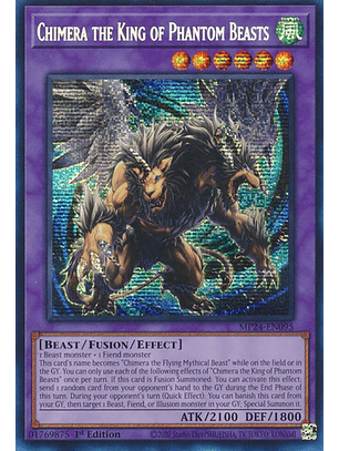 Chimera the King of Phantom Beasts - MP24-EN095 - Prismatic Secret Rare