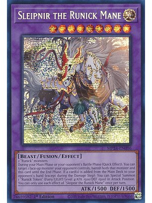 Sleipnir the Runick Mane - MP24-EN096 - Prismatic Secret Rare