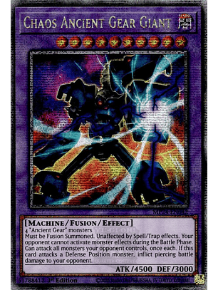Chaos Ancient Gear Giant - MP24-EN042 - Quarter Century Secret Rare