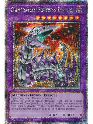 Chimeratech Fortress Dragon - MP24-EN022 - Quarter Century Secret Rare