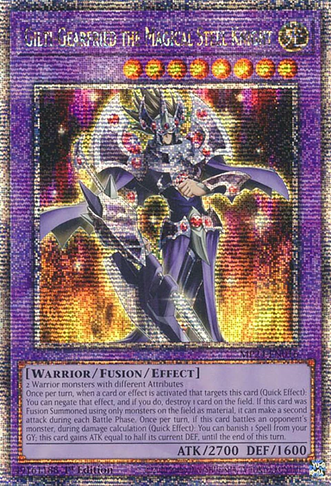 Gilti-Gearfried the Magical Steel Knight - MP24-EN016 -Quarter Century Secret Rare