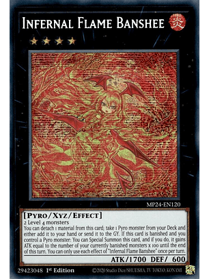 Infernal Flame Banshee - MP24-EN120 - Prismatic Secret Rare