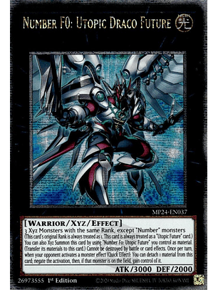 Number F0: Utopic Draco Future - MP24-EN037 - Quarter Century Secret Rare