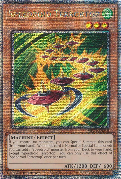 Speedroid Terrortop - MP24-EN040 - Quarter Century Secret Rare