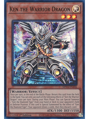 Ken the Warrior Dragon - MP24-EN246 - Ultra Rare 