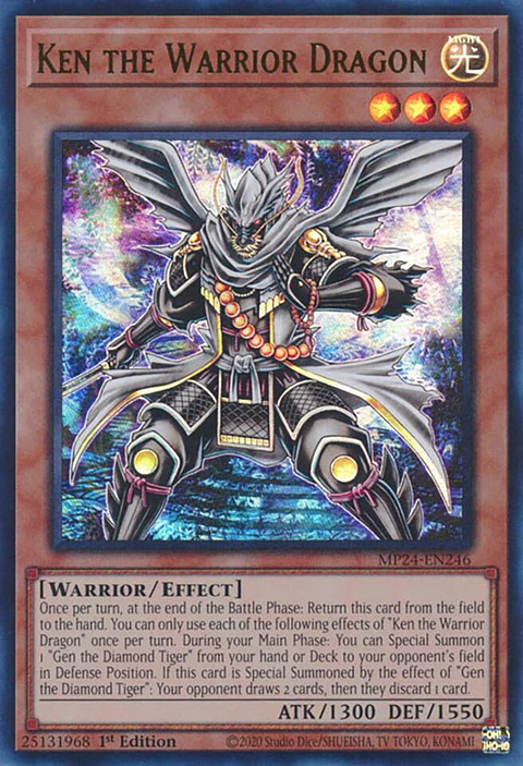 Ken the Warrior Dragon - MP24-EN246 - Ultra Rare 