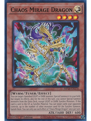 Chaos Mirage Dragon - MP24-EN170 - Ultra Rare