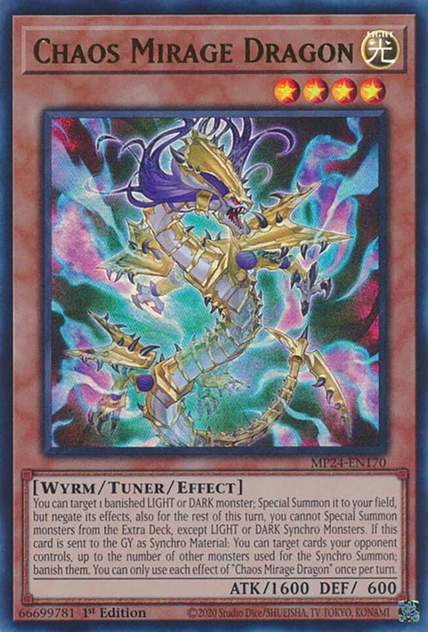 Chaos Mirage Dragon - MP24-EN170 - Ultra Rare