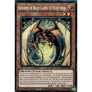 Ringowurm, the Dragon Guarding the Hundred Apples - MP24-EN080 - Prismatic Secret Rare