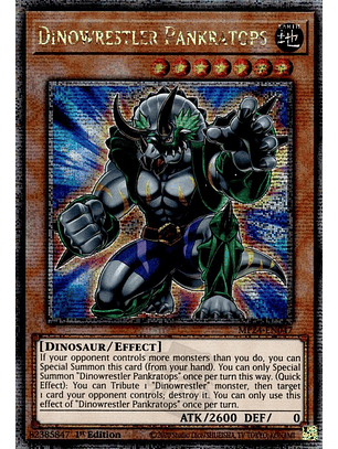 Dinowrestler Pankratops - MP24-EN047 - Quarter Century Secret Rare