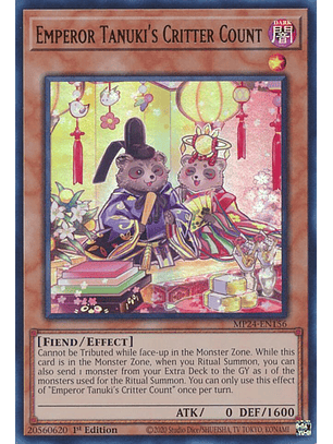 Emperor Tanuki's Critter Count - MP24-EN156 - Ultra Rare