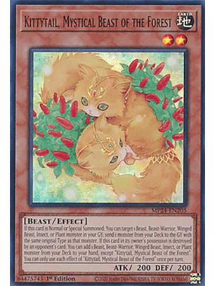 Kittytail, Mystical Beast of the Forest - MP24-EN205 - Ultra Rare