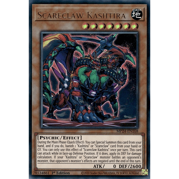 Scareclaw Kashtira - MP24-EN168 - Ultra Rare