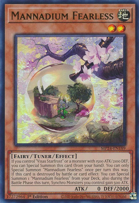 Mannadium Fearless - MP24-EN189 - Ultra Rare 