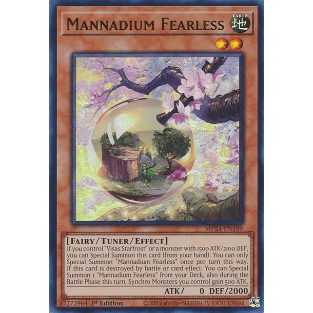 Mannadium Fearless - MP24-EN189 - Ultra Rare 