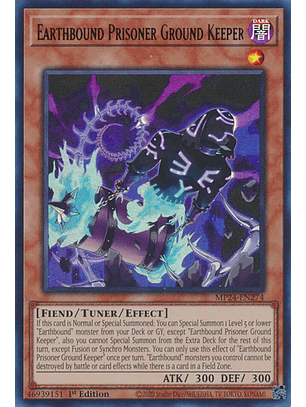 Earthbound Prisoner Ground Keeper - MP24-EN274 - Ultra Rare 