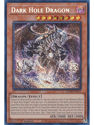 Dark Hole Dragon - MP24-EN117 - Prismatic Secret Rare