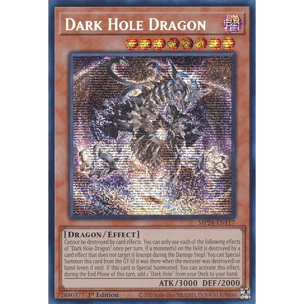 Dark Hole Dragon - MP24-EN117 - Prismatic Secret Rare