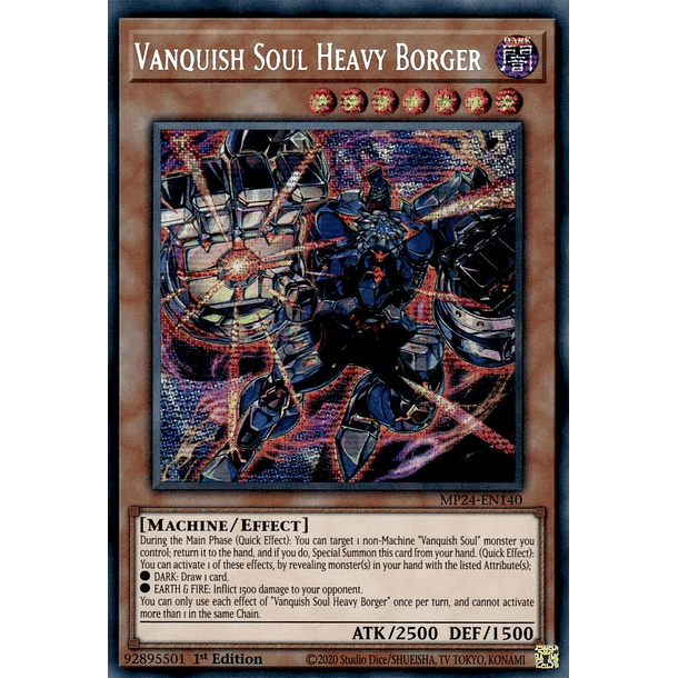 Vanquish Soul Heavy Borger - MP24-EN140 - Prismatic Secret Rare