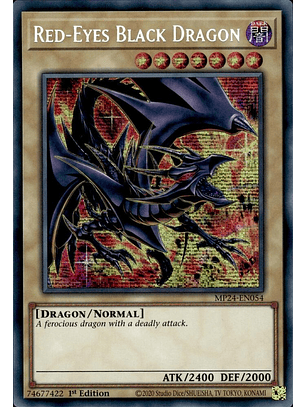 Red-Eyes Black Dragon (alternate artwork) - MP24-EN054 - Prismatic Secret Rare