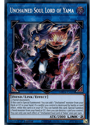Unchained Soul Lord of Yama - MP24-EN101 - Prismatic Secret Rare
