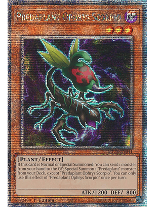 Predaplant Ophrys Scorpio - MP24-EN041 - Quarter Century Secret Rare