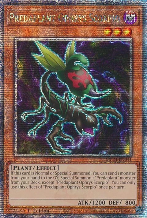 Predaplant Ophrys Scorpio - MP24-EN041 - Quarter Century Secret Rare