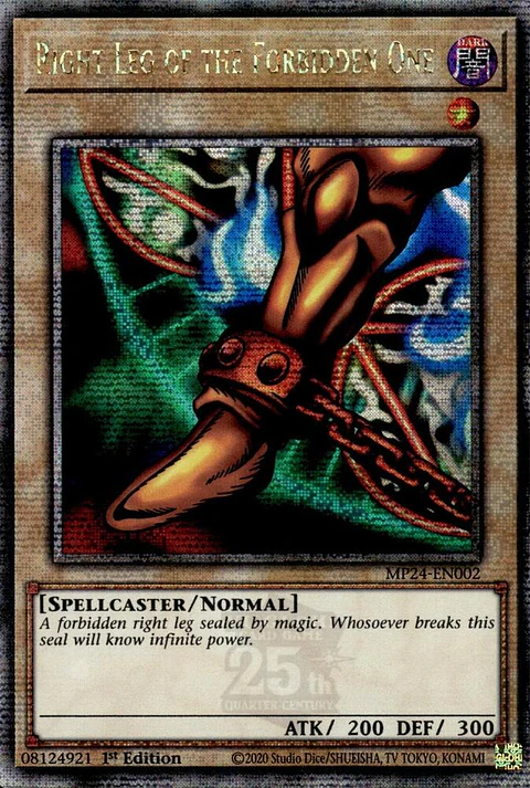 Right Leg of the Forbidden One - MP24-EN002 - Quarter Century Secret Rare