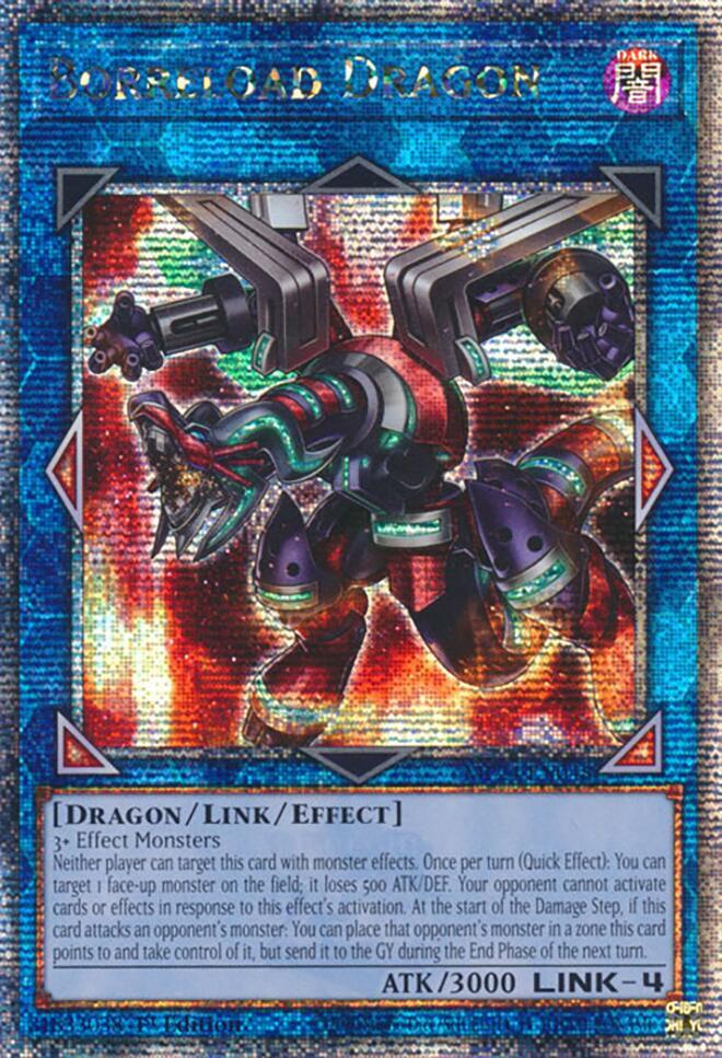 Borreload Dragon (alternate artwork) - MP24-EN048 - Quarter Century Secret Rare 1