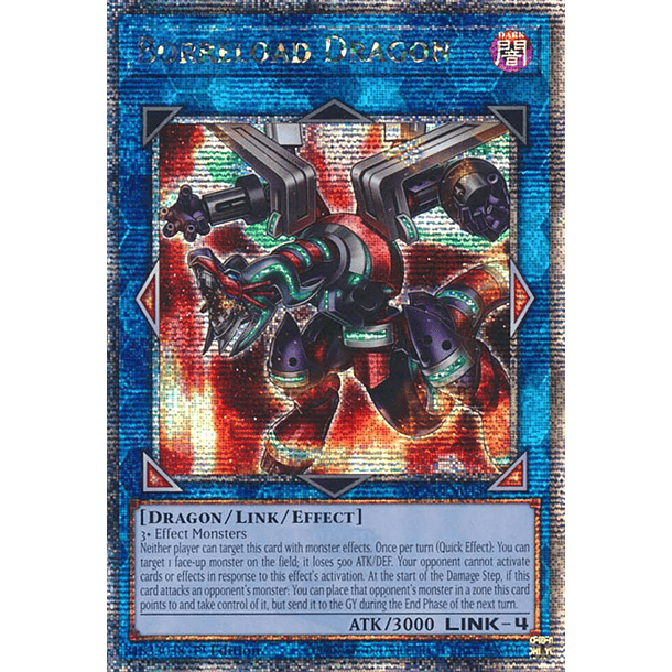 Borreload Dragon (alternate artwork) - MP24-EN048 - Quarter Century Secret Rare