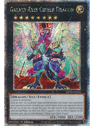 Galaxy-Eyes Cipher Dragon - MP24-EN044 - Quarter Century Secret Rare