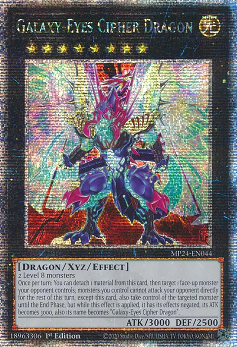 Galaxy-Eyes Cipher Dragon - MP24-EN044 - Quarter Century Secret Rare