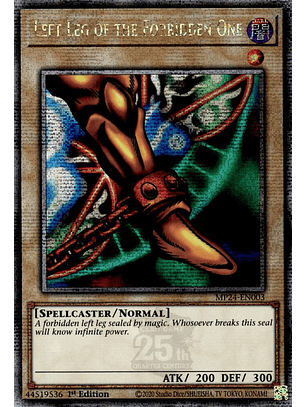 Left Leg of the Forbidden One - MP24-EN003 - Quarter Century Secret Rare