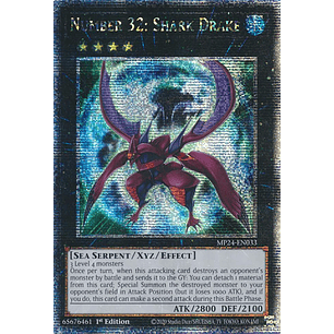 Number 32: Shark Drake - MP24-EN033 - Quarter Century Secret Rare