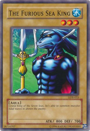 The Furious Sea King - LOB-033 - Common  1