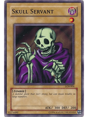 Skull Servant - LOB-004 - Common  (español)