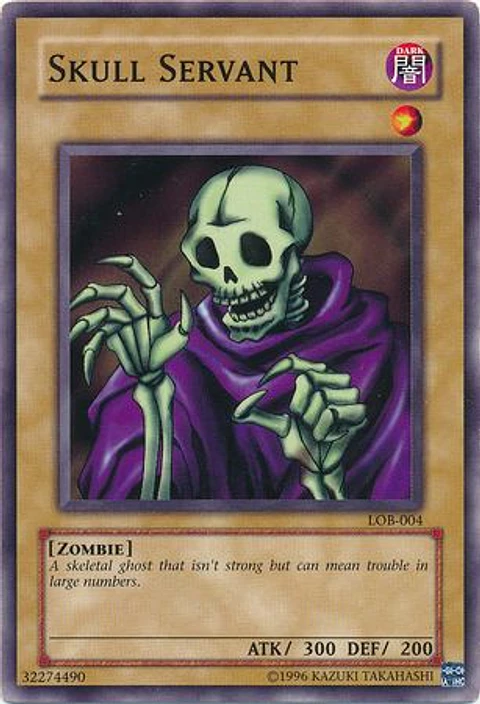 Skull Servant - LOB-004 - Common  (español)