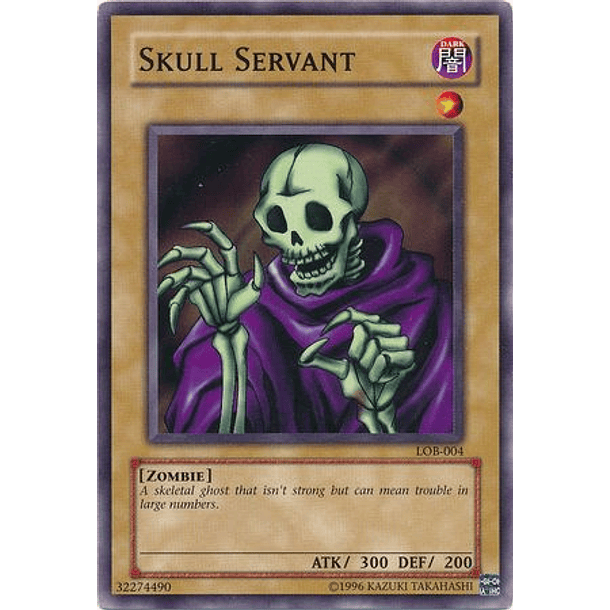 Skull Servant - LOB-004 - Common  (español)