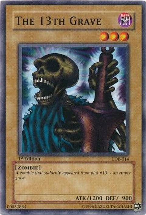 The 13th Grave - LOB-014 - Common 