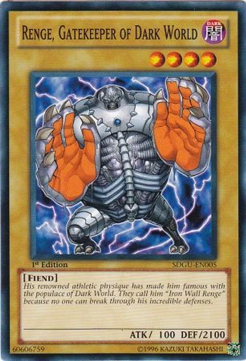 Renge, Gatekeeper of Dark World - SDGU-EN005 - Common